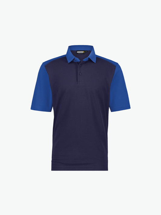 Dassy Cesar Tweekleurige polo - Marineblauw/Korenblauw Werkpolo Dassy