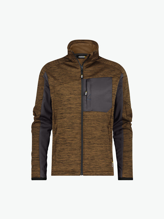 Dassy Convex Midlayer vest - Leembruin/Antracietgrijs Werkvest Dassy