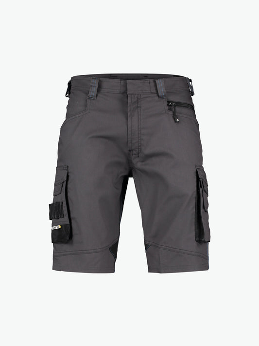 Dassy Cosmic Werkshort - Antracietgrijs/Zwart Werkbroek Dassy