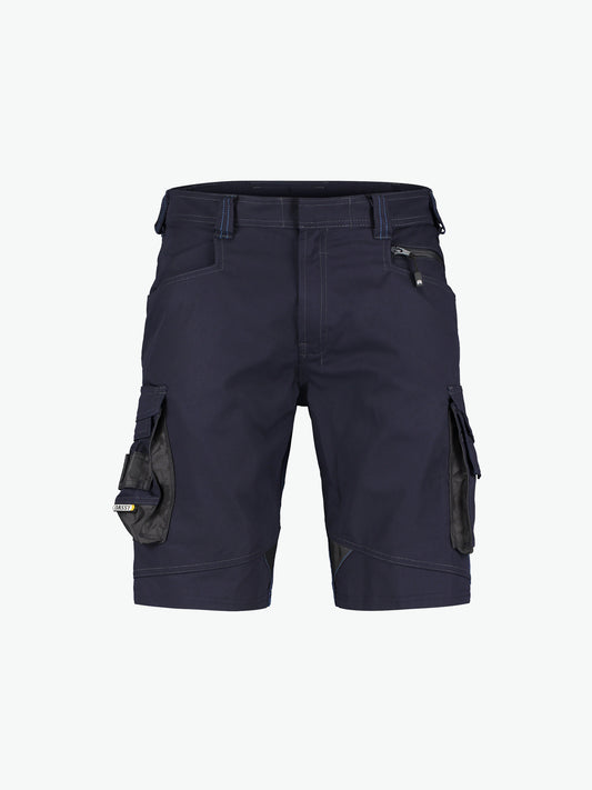 Dassy Cosmic Werkshort - Nachtblauw/Antracietgrijs Werkbroek Dassy
