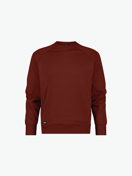 Dassy Dolomiti Sweater - Baksteenrood Werksweater Dassy