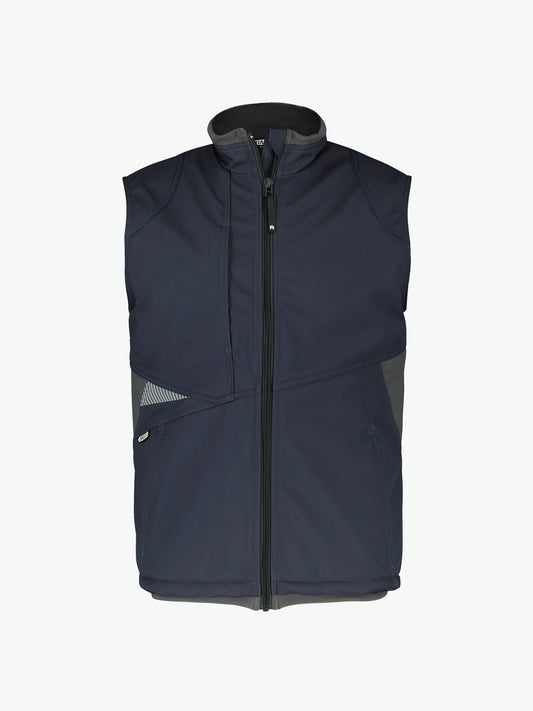 Dassy Fusion Softshell bodywarmer - Nachtblauw/Antracietgrijs Werkvest Dassy