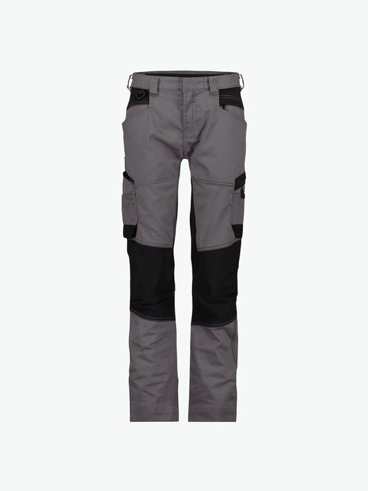 Dassy Helix Women Werkbroek met stretch voor dames - Antracietgrijs/Zwart Werkbroek Dames Dassy