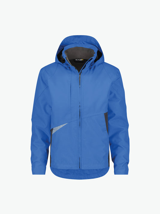 Dassy Hyper Wind- en waterdichte werkjas - Azuurblauw/Antracietgrijs Werkjas Dassy
