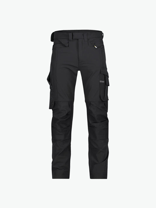 Dassy Impax Stretch werkbroek met kniezakken - Zwart Werkbroek Dassy