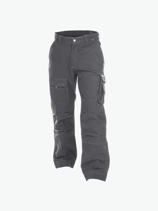 Dassy Jackson Canvas werkbroek met kniezakken - Cementgrijs Werkbroek Dassy