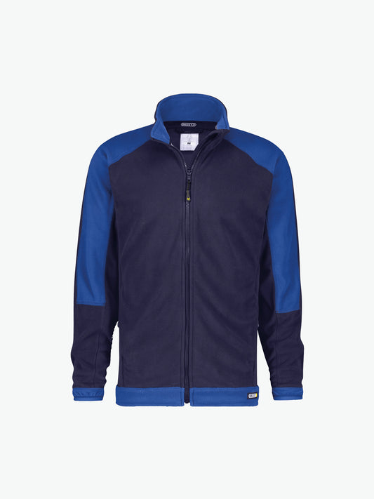 Dassy Kazan Tweekleurige fleecevest - Marineblauw/Korenblauw Werkvest Fleece Dassy