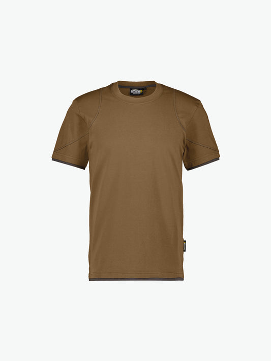 Dassy Kinetic T-shirt - Leembruin/Antracietgrijs Werkshirt Dassy