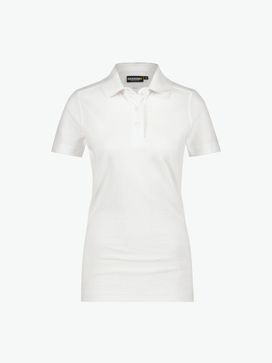Dassy Leon Women Polo voor dames - Wit Werkpolo Dames Dassy