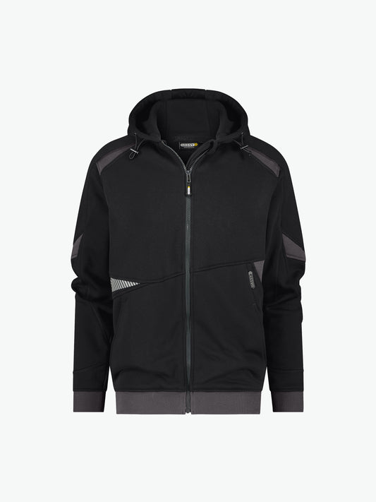 Dassy Lunax Hoodie - Zwart/Antracietgrijs Werkhoodie Dassy