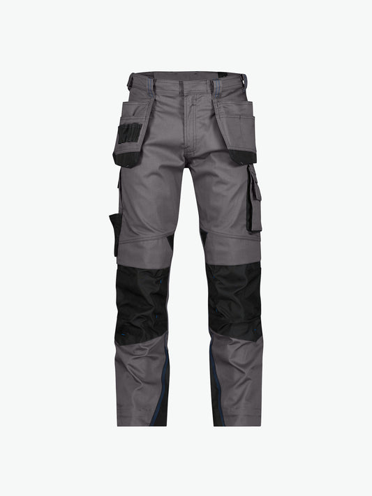 Dassy Magnetic Holsterzakkenbroek met kniezakken - Antracietgrijs/Zwart Werkbroek Dassy
