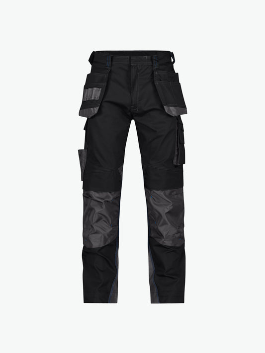 Dassy Magnetic Holsterzakkenbroek met kniezakken - Zwart/Antracietgrijs Werkbroek Dassy