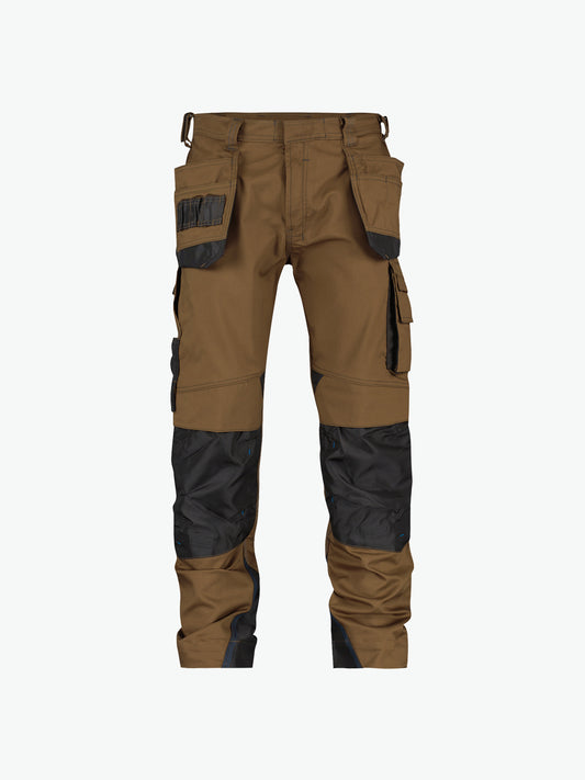 Dassy Magnetic Holsterzakkenbroek met kniezakken - Leembruin/Antracietgrijs Werkbroek Dassy
