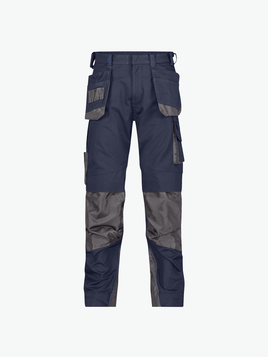 Dassy Magnetic Holsterzakkenbroek met kniezakken - Nachtblauw/Antracietgrijs Werkbroek Dassy