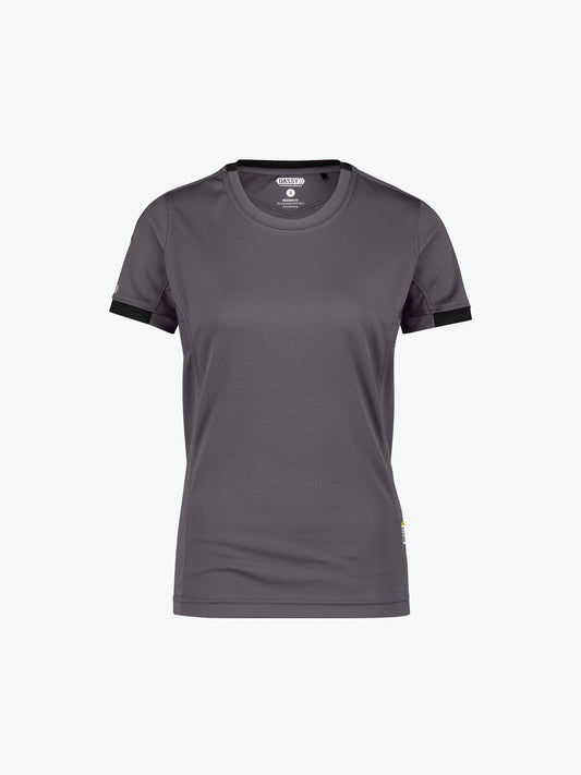 Dassy Nexus Women T-shirt voor dames - Antracietgrijs/Zwart Werkshirt Dames Dassy