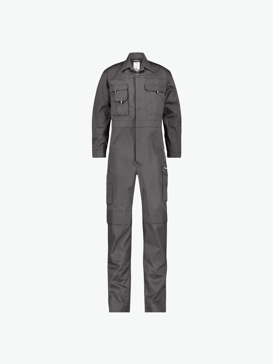 Dassy Nimes Katoen Overall met kniezakken - Cementgrijs Werkbroek Dassy