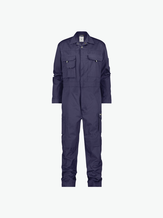 Dassy Nimes Katoen Overall met kniezakken - Marineblauw Werkbroek Dassy