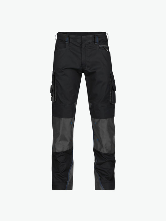 Dassy Nova Werkbroek met kniezakken - Zwart/Antracietgrijs Werkbroek Dassy