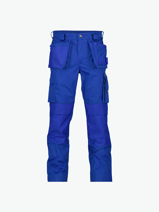 Dassy Oxford Holsterzakkenbroek met kniezakken - Korenblauw Werkbroek Dassy