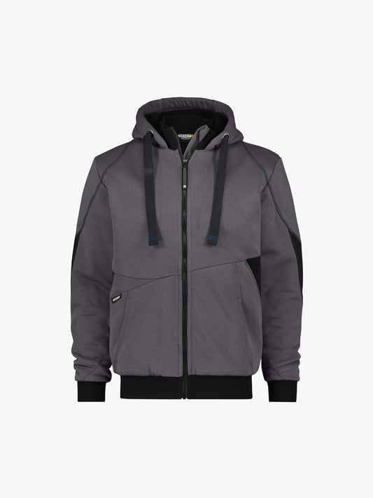 Dassy Pulse Sweatshirtjas - Antracietgrijs/Zwart Werkjas Dassy