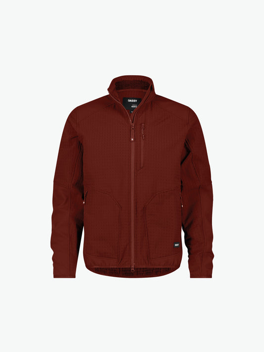 Dassy Sintra Midlayer jacket - Baksteenrood Werkjas Dassy