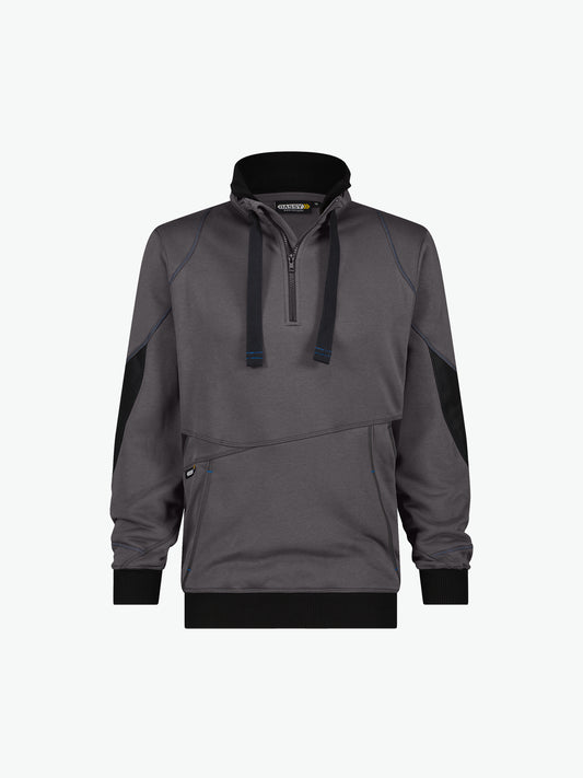 Dassy Stellar Sweater - Antracietgrijs/Zwart Werksweater Dassy