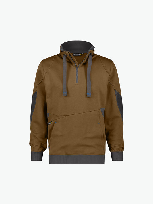 Dassy Stellar Sweater - Leembruin/Antracietgrijs Werksweater Dassy