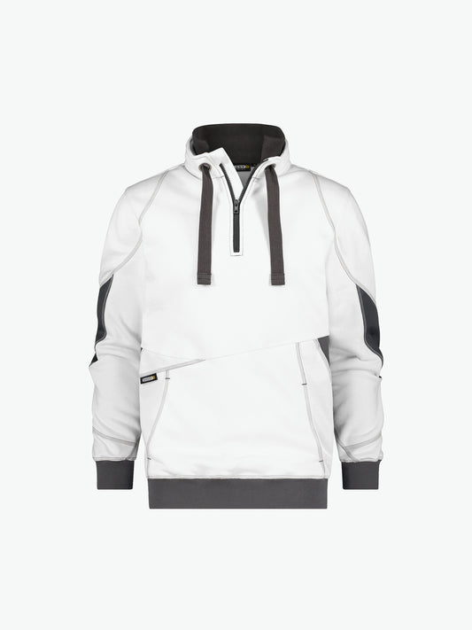 Dassy Stellar Sweater - Wit/Antracietgrijs Werksweater Dassy
