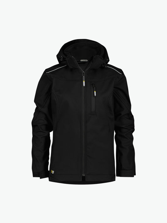 Dassy Tavira Women Softshelljas voor dames - Zwart Werkjas Dames Dassy