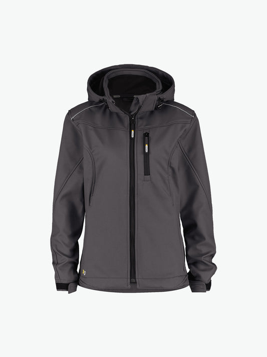 Dassy Tavira Women Softshelljas voor dames - Cementgrijs Werkjas Dames Dassy