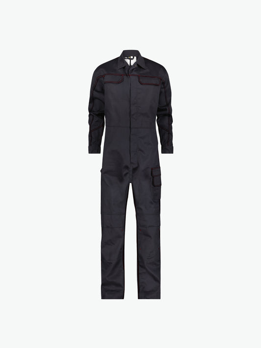 Dassy Toronto Vlamvertragende overall met kniezakken - Zwart Werkbroek Dassy