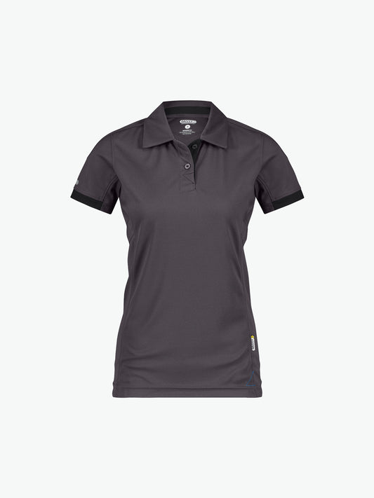 Dassy Traxion Women Polo voor dames - Antracietgrijs/Zwart Werkpolo Dames Dassy