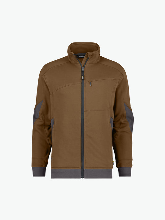 Dassy Velox Sweater - Leembruin/Antracietgrijs Werksweater Dassy