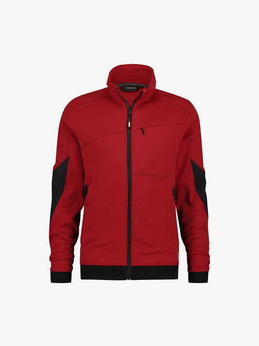 Dassy Velox Sweater - Rood/Zwart Werksweater Dassy