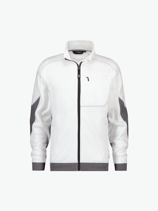 Dassy Velox Sweater - Wit/Antracietgrijs Werksweater Dassy