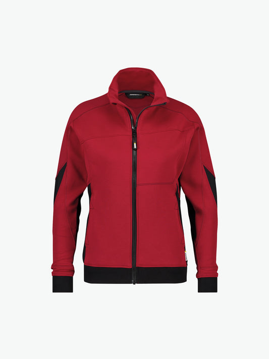 Dassy Velox Women Sweater voor dames - Rood/Zwart Werksweater Dames Dassy