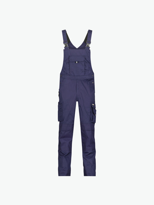 Dassy Ventura Katoen Bretelbroek met kniezakken - Marineblauw Werkbroek Dassy