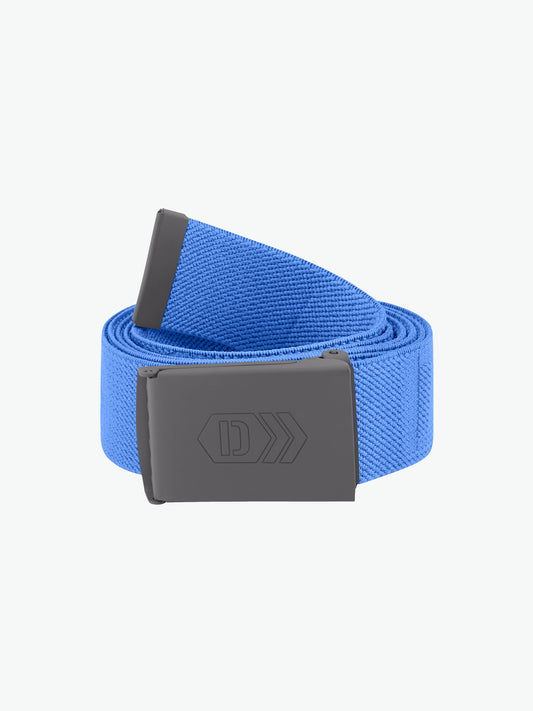 Dassy Xantus Stretchriem met bedrukking - Azuurblauw Riem Dassy