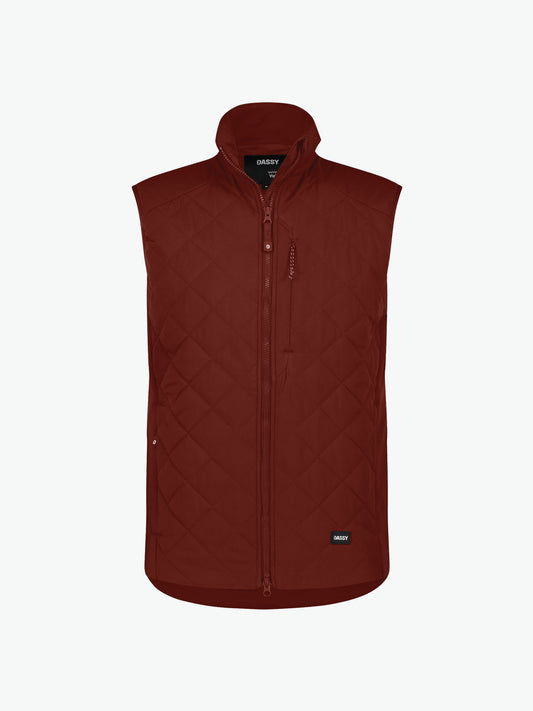 Dassy Yala Geïsoleerde bodywarmer - Baksteenrood Werkvest Dassy