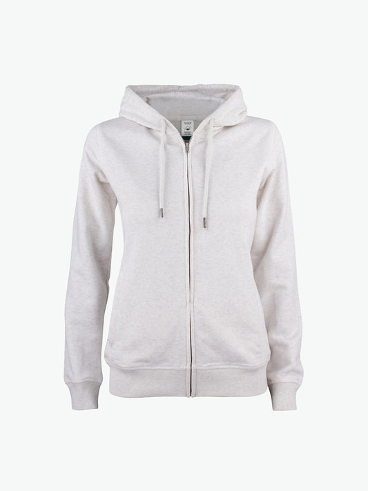 Clique Premium OC Hoody FZ Women - Nature Melange Hoodie Clique XS