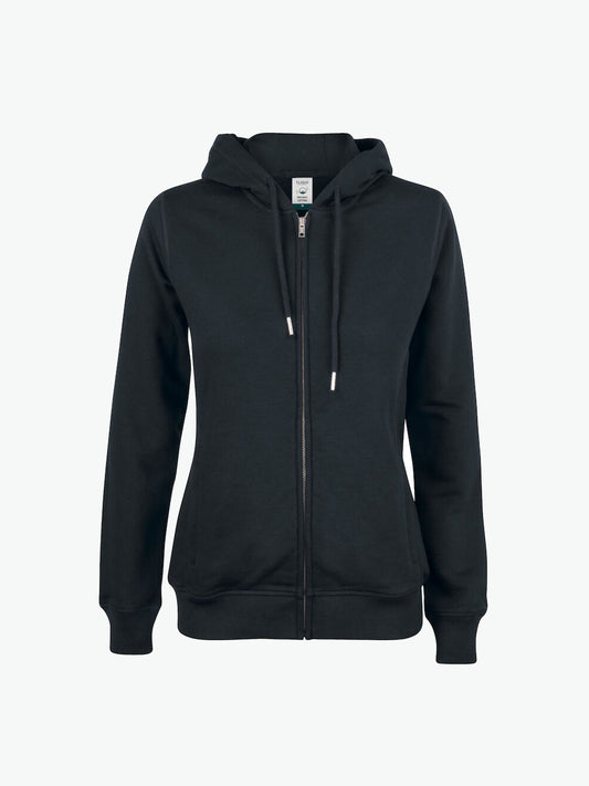 Clique Premium OC Hoody FZ Women - Zwart Hoodie Clique XS