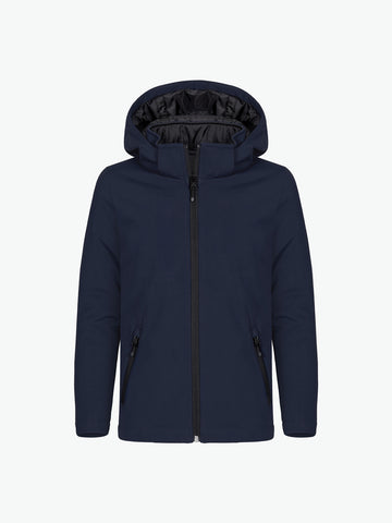 Clique Padded Hoody Softshell Jkt JR - Dark Navy Softshell Jas Clique 110/120