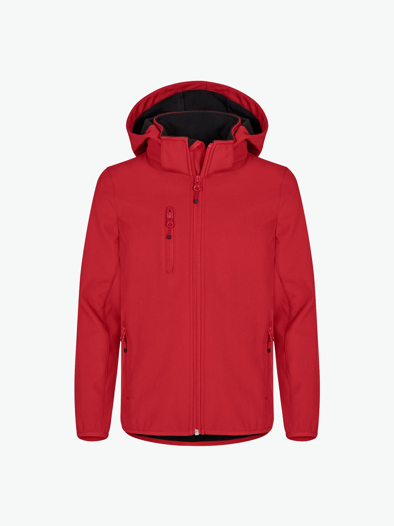 Clique Classic Softshell Jkt Junior - Rood Softshell Jas Clique 110/120