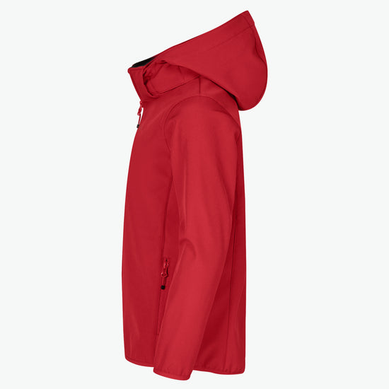 Clique Classic Softshell Jkt Junior - Rood Softshell Jas Clique