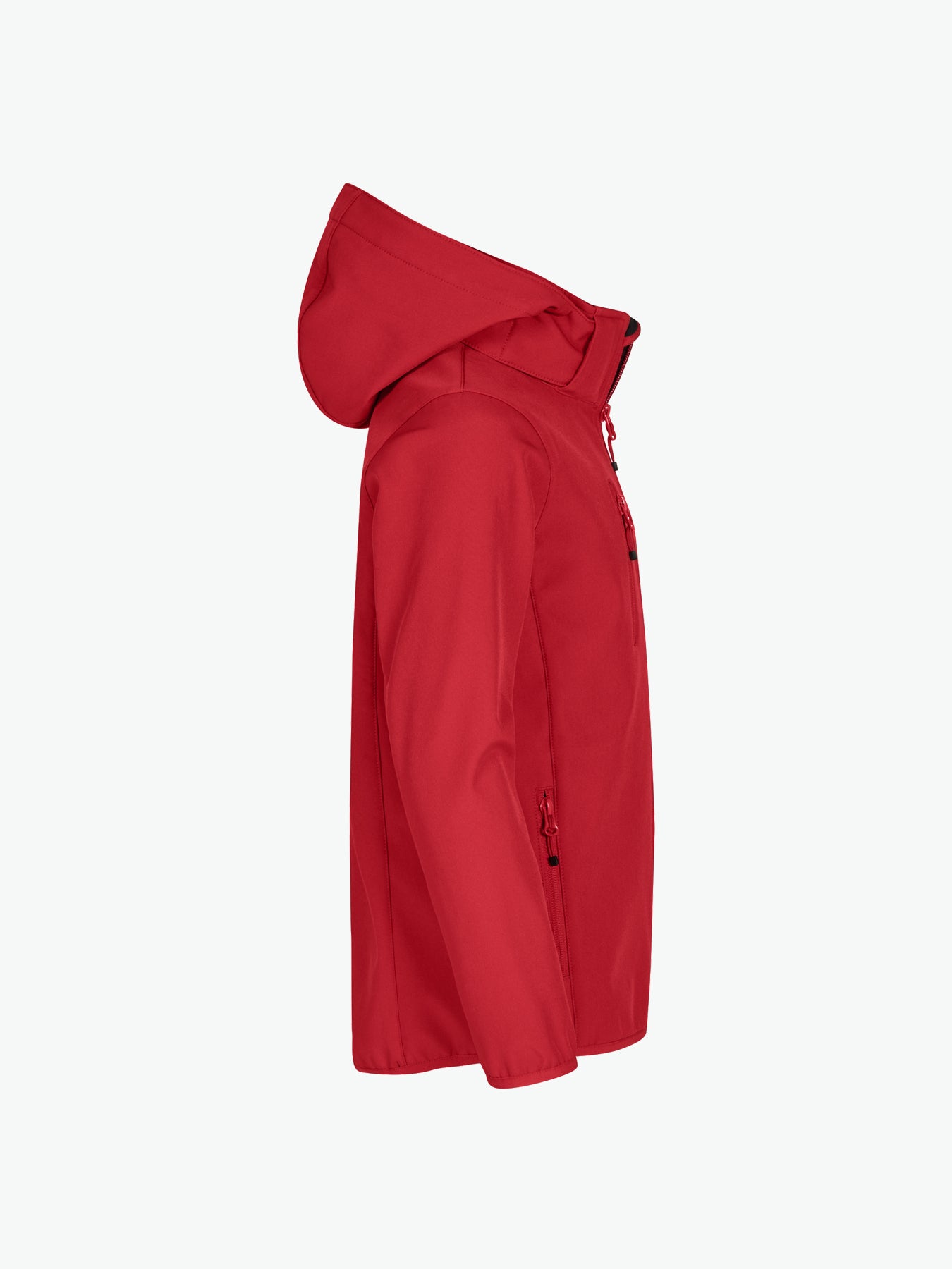 Clique Classic Softshell Jkt Junior - Rood Softshell Jas Clique