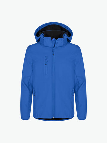 Clique Classic Softshell Jkt Junior - Kobalt Softshell Jas Clique 110/120