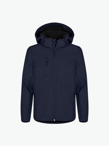 Clique Classic Softshell Jkt Junior - Dark Navy Softshell Jas Clique 110/120