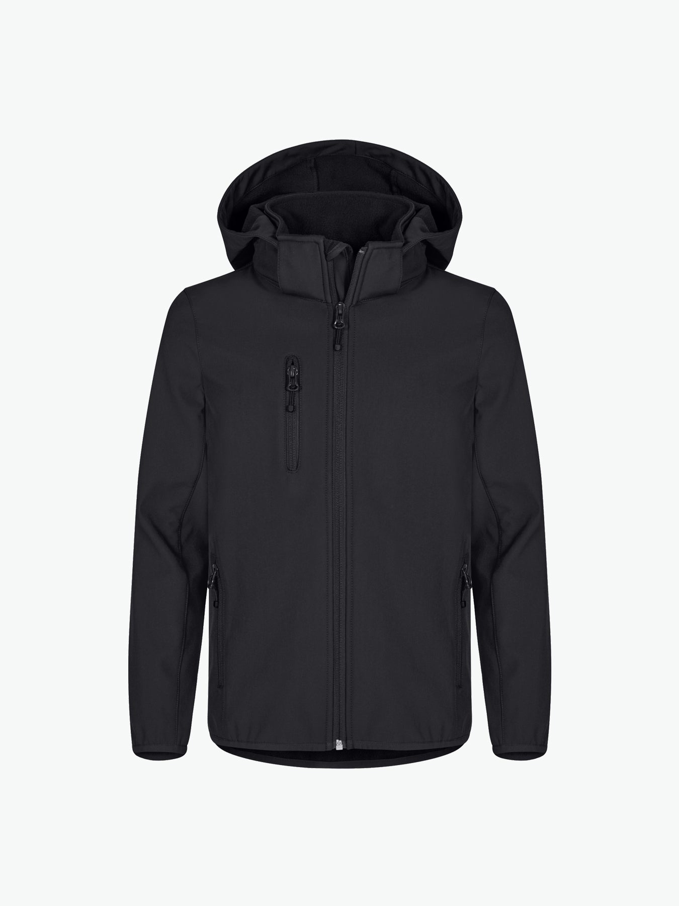 Clique Classic Softshell Jkt Junior - Zwart Softshell Jas Clique 110/120
