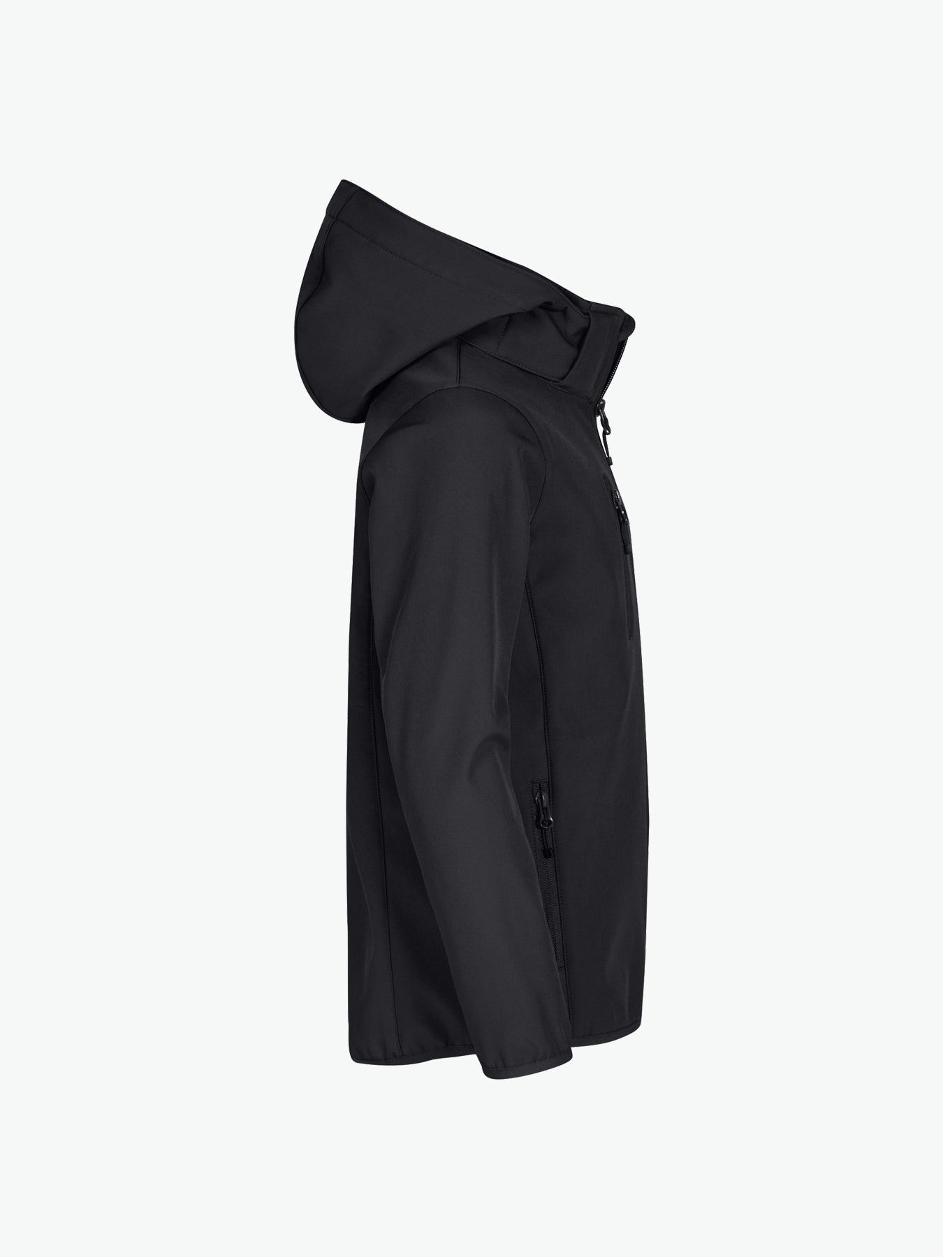 Clique Classic Softshell Jkt Junior - Zwart Softshell Jas Clique