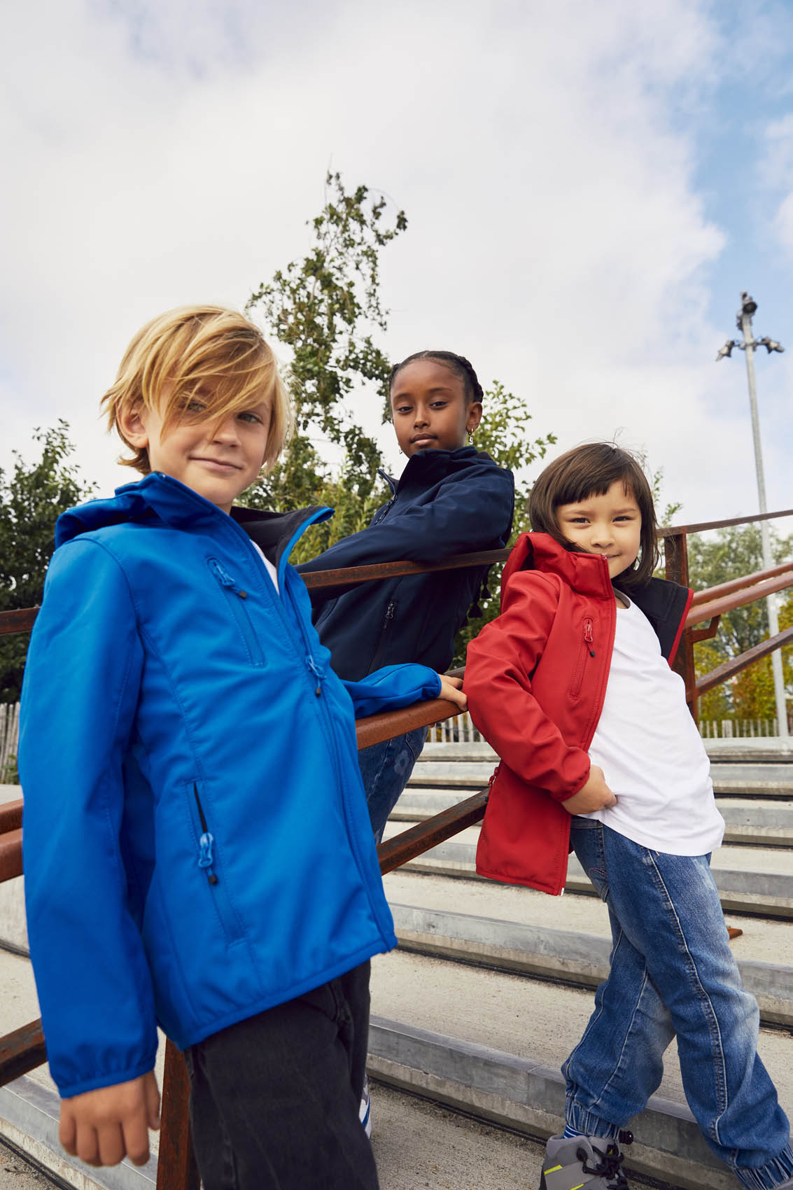 Clique Classic Softshell Jkt Junior - Kobalt Softshell Jas Clique